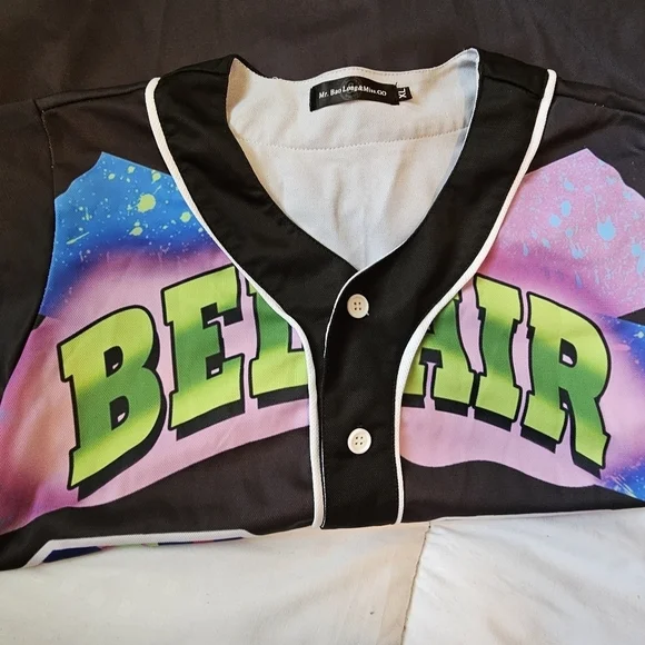 Black Multicolor Kids Jersey Mr. Bao XL - Picture 2 of 12